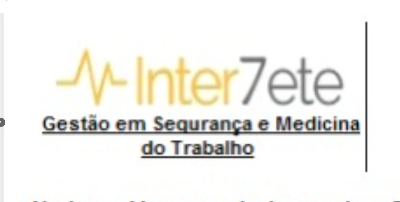 Logotipo antigo da Intersete, em tons claros, sobre fundo branco.